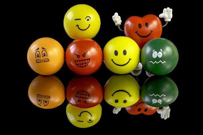 Stress balls with many different personality
